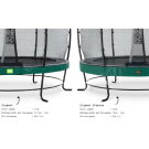 EXIT Elegant Premium trampoline complete set ø253cm - green