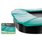 EXIT Supreme ground trampoline 214x366cm - green