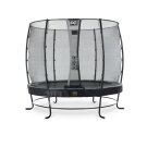 EXIT Elegant Premium trampoline ø253cm with Economy safetynet - black