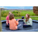 EXIT InTerra ground-level sports trampoline &oslash;427cm - black