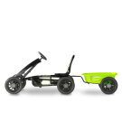 EXIT Cheetah pedal go-kart with trailer - green/black