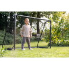 EXIT Scala aluminium football goal 180x120cm - black