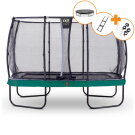 EXIT Elegant Premium trampoline complete set 244x427cm - green