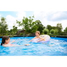 EXIT Stone pool &oslash;360x122cm with filter pump - grey