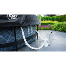 EXIT Stone pool ø300x76cm with filter pump and dome - grey