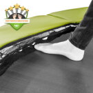 EXIT Silhouette ground sports trampoline 214x305cm - green