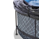 EXIT Stone pool ø360x122cm with sand filter pump and dome - grey