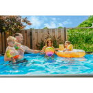EXIT Wood pool ø300x76cm with filter pump - brown