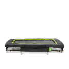 EXIT Silhouette ground sports trampoline 153x214cm - black