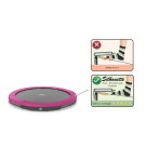 EXIT Silhouette ground trampoline ø244cm - pink