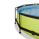 EXIT Lime pool &oslash;300x76cm with filter pump - green