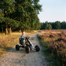 EXIT Foxy go-kart for kids black | pedal go-kart from 2 years