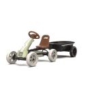 EXIT Foxy pedal go-kart with trailer for kids green | from 2 years