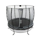 EXIT Elegant Premium trampoline ø253cm with Economy safetynet - black