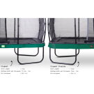 EXIT Elegant Premium trampoline complete set 244x427cm - green