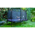 EXIT Elegant Premium trampoline complete set 214x366cm - black