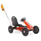 EXIT Spider Race pedal go-kart with trailer - red