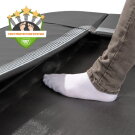 EXIT InTerra ground-level sports trampoline 244x366cm - black