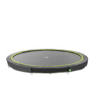 EXIT Silhouette ground sports trampoline ø427cm - black