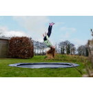 EXIT InTerra ground-level sports trampoline ø366cm - black