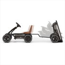 EXIT Foxy pedal go-kart with trailer for kids black | from 2 years
