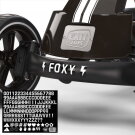 EXIT Foxy pedal go-kart with trailer for kids black | from 2 years