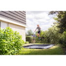 EXIT InTerra ground-level sports trampoline 244x366cm - black