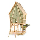 EXIT Yuki 550 playhouse with slide, mud kitchen and sandpit