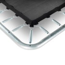 EXIT Silhouette ground trampoline 153x214cm with safety net - black