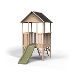 EXIT Panorama 300 wooden playhouse with slide