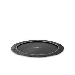 EXIT InTerra ground-level sports trampoline ø244cm - black