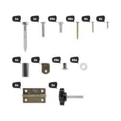 EXIT screw set Aksent sandpit boat 190x90cm