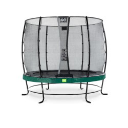 EXIT Elegant trampoline ø253cm with Economy safetynet - green