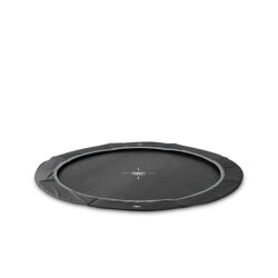 EXIT InTerra ground-level sports trampoline ø305cm - black