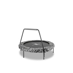 EXIT Tiggy junior trampoline with bar ø140cm - black/grey