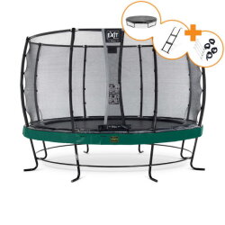 EXIT Elegant Premium trampoline complete set ø366cm - green