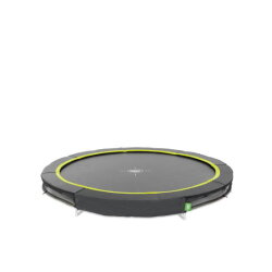 EXIT Silhouette ground sports trampoline ø244cm - black