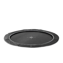 EXIT InTerra ground-level sports trampoline &oslash;427cm - black