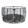 EXIT Elegant Premium ground trampoline ø427cm with Deluxe safety net - grey