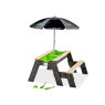 EXIT Aksent sand & water and picnic table (1 bench) with parasol and gardening tools