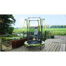 EXIT Tiggy junior trampoline with safety ø140cm - black/green