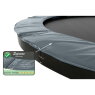 EXIT Supreme ground level trampoline ø305cm with safety net - grey