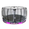 EXIT Elegant Premium ground trampoline ø366cm with Deluxe safety net - purple