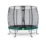 EXIT Elegant trampoline ø253cm with Economy safetynet - green