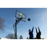 EXIT Galaxy basketball backboard for installing on ground - green/black