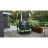 EXIT Tiggy junior trampoline with safety ø140cm - black/green