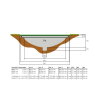 EXIT Supreme ground level trampoline ø305cm with safety net - green