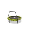 EXIT Tiggy Junior trampoline with bar ø140cm - black/green