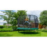 EXIT Elegant trampoline ø427cm with Economy safetynet - green