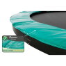 EXIT Supreme ground level trampoline ø366cm with safety net - green